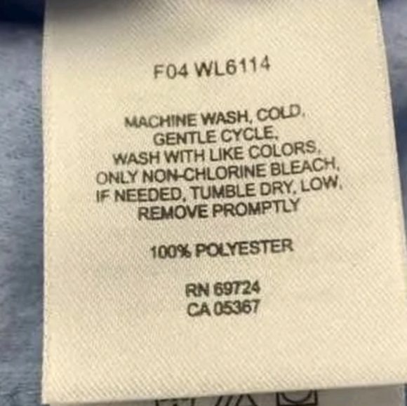 Columbia Women's Icy Baby Blue Fleece Full Zip  Jacket Size L New MSRP $65 - Picture 6 of 6